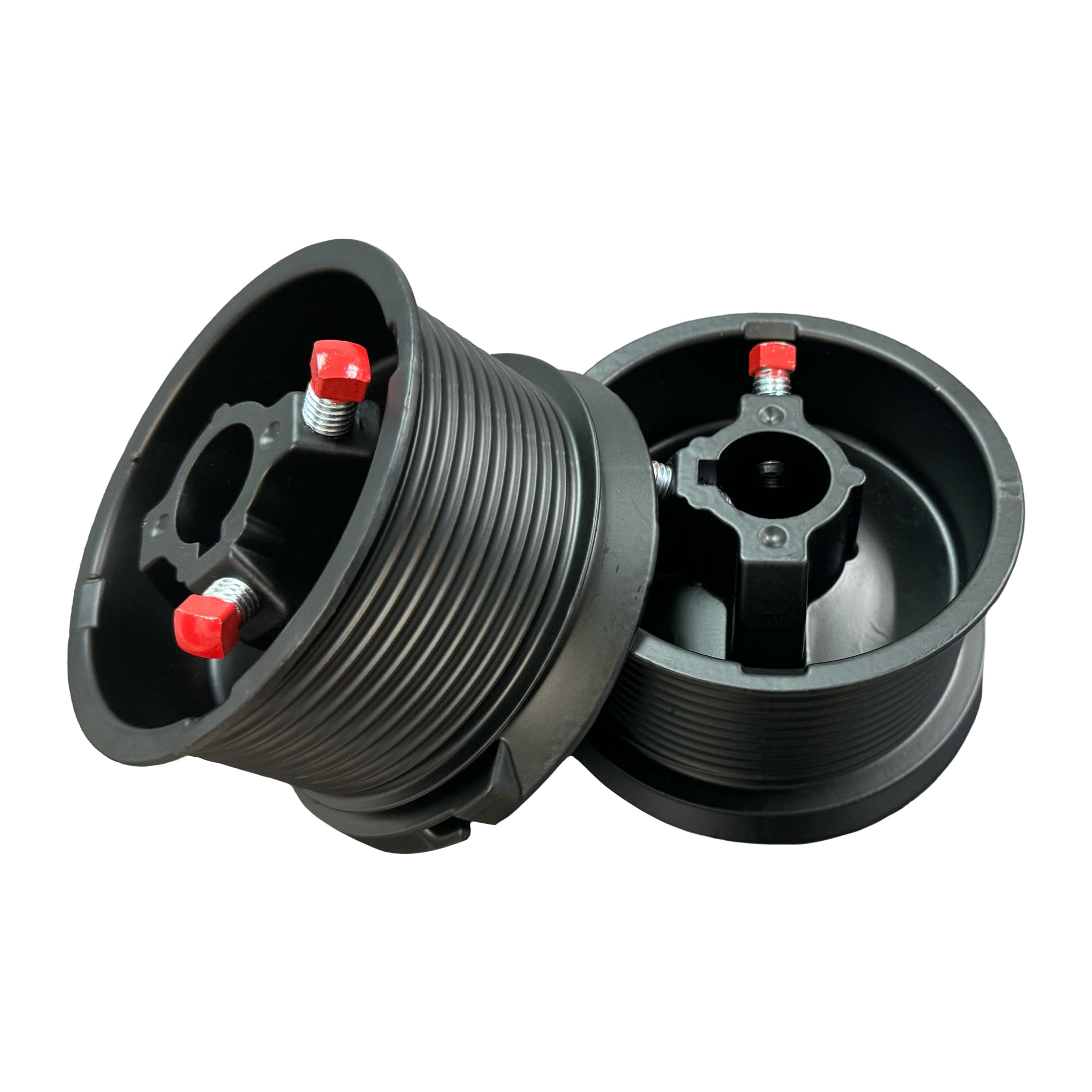 Black Series - Cable Drums for Garage Doors up to 12" Door, Large Lift - Garage and Sliding Door Hardware